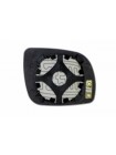 Вкладыш зеркала VOLKSWAGEN Lupo 1998-н вр левый асферический с обогревом 93529806