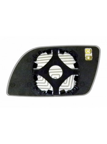 Вкладыш зеркала VOLKSWAGEN Polo IV 2002-н вр правый сферический с обогревом 93640209