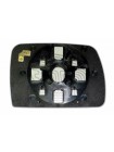 Вкладыш зеркала BMW X-5 E53 1999-н вр левый асферический голубой с обогревом 99539916